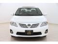 2013 Super White Toyota Corolla LE  photo #2