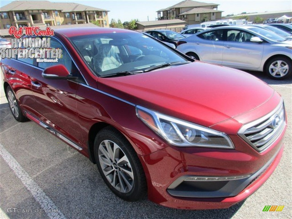 2016 Sonata Sport - Venetian Red / Gray photo #1