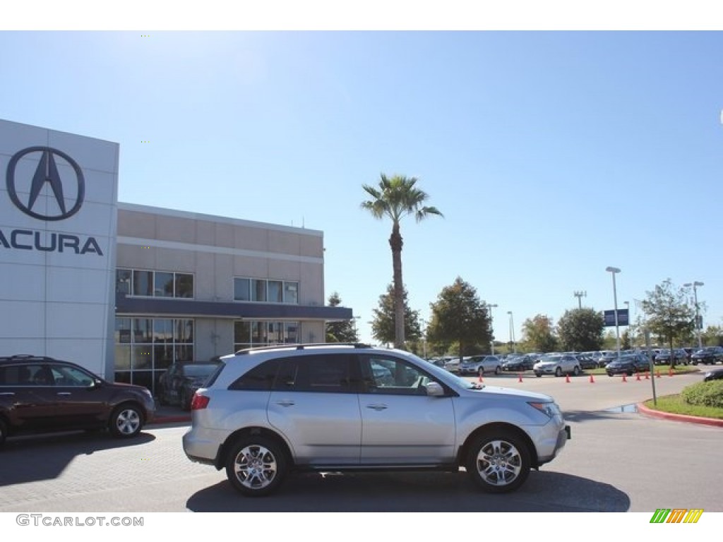 2007 MDX Technology - Billet Silver Metallic / Bordeaux photo #8