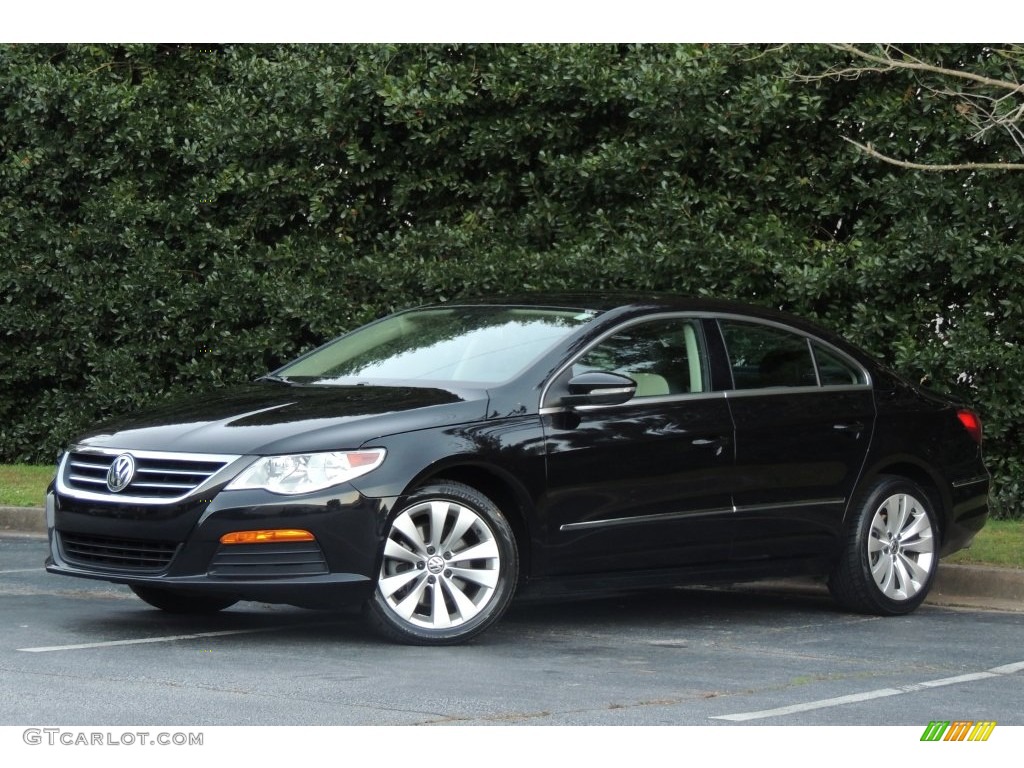 Deep Black Metallic 2011 Volkswagen CC Sport Exterior Photo #108835385