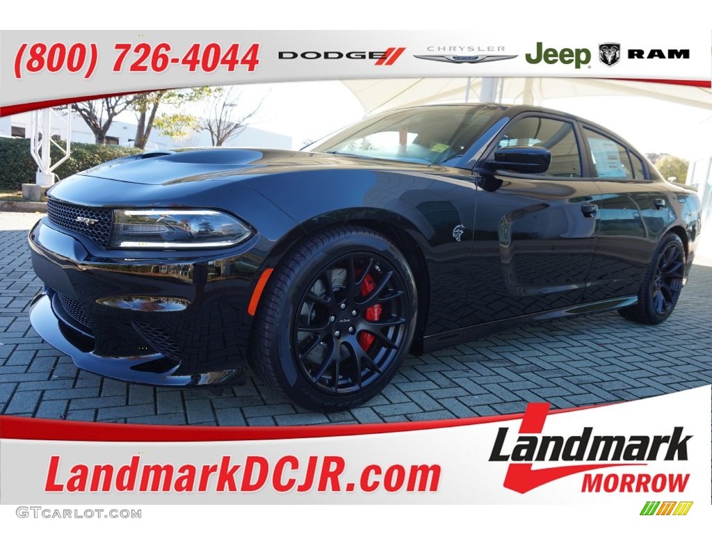 2016 Charger SRT Hellcat - Pitch Black / Black photo #1