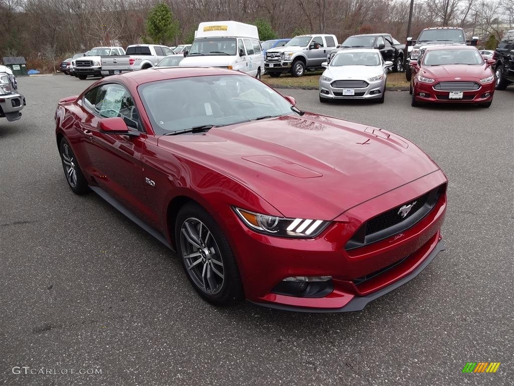 Ruby Red Metallic Ford Mustang