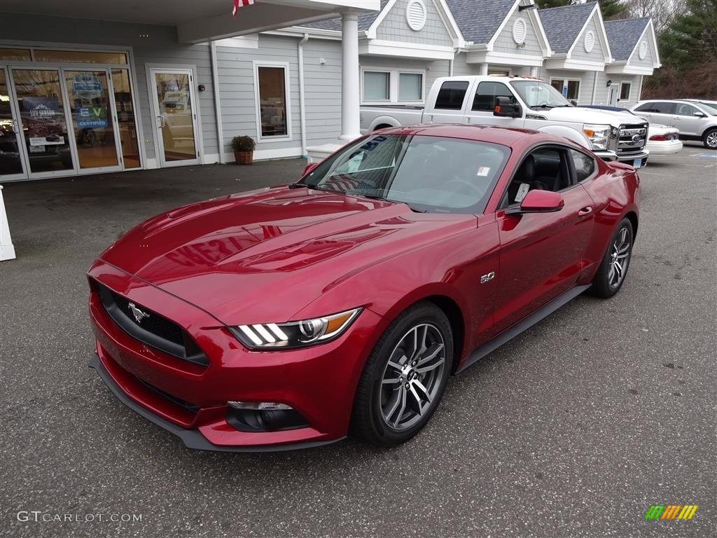 2016 Mustang GT Premium Coupe - Ruby Red Metallic / Ebony photo #3