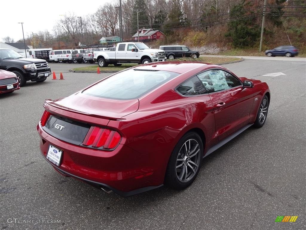 2016 Mustang GT Premium Coupe - Ruby Red Metallic / Ebony photo #7