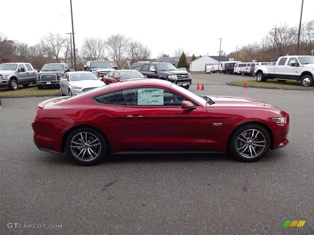 2016 Mustang GT Premium Coupe - Ruby Red Metallic / Ebony photo #8