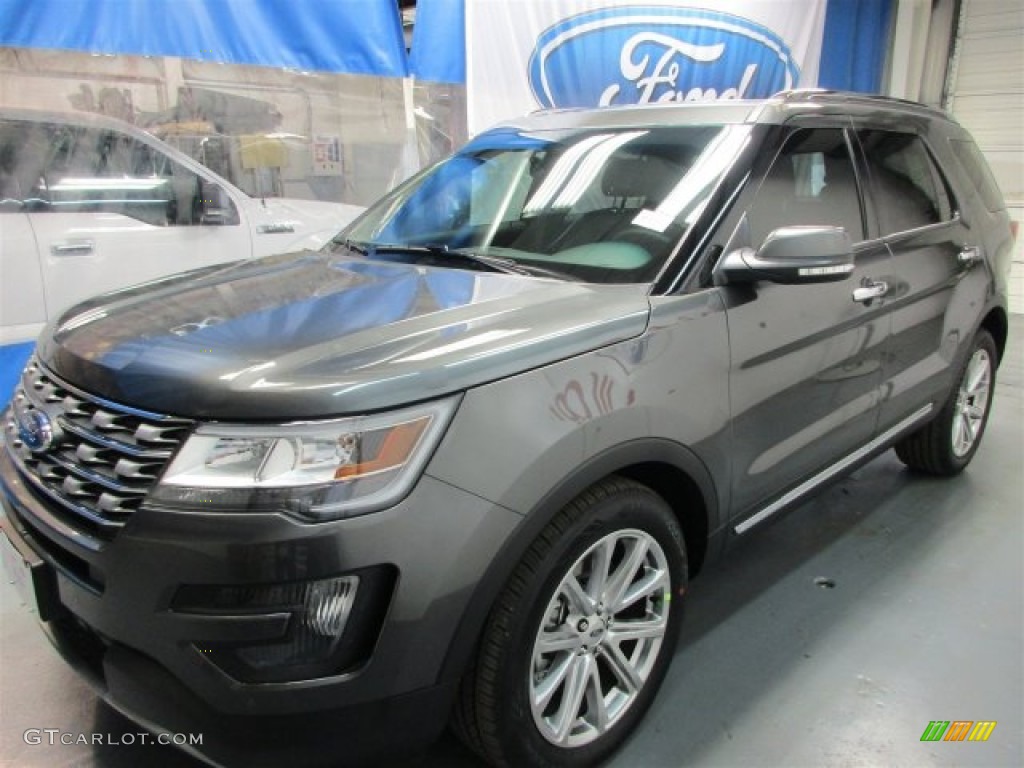 2016 Explorer Limited - Magnetic Metallic / Ebony Black photo #3