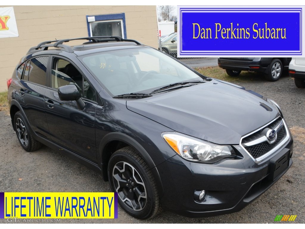 2014 XV Crosstrek 2.0i Limited - Dark Gray Metallic / Black photo #1