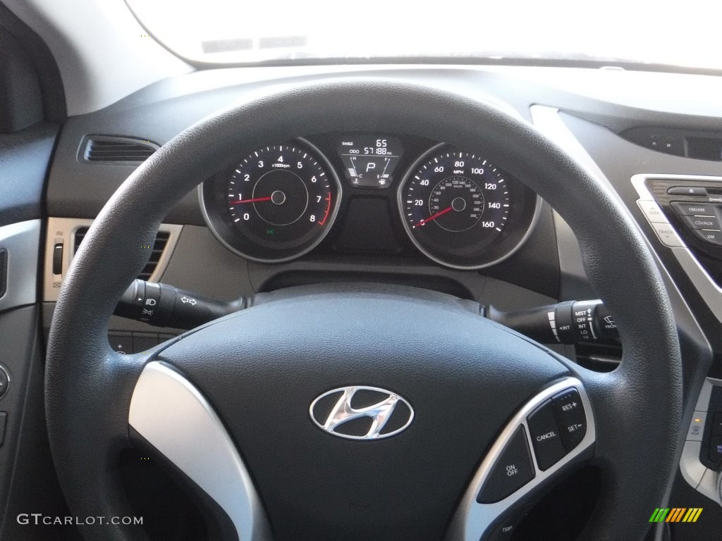 2012 Elantra GLS - Silver / Gray photo #16