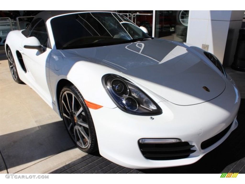 2014 Boxster S - White / Espresso/Cognac photo #2