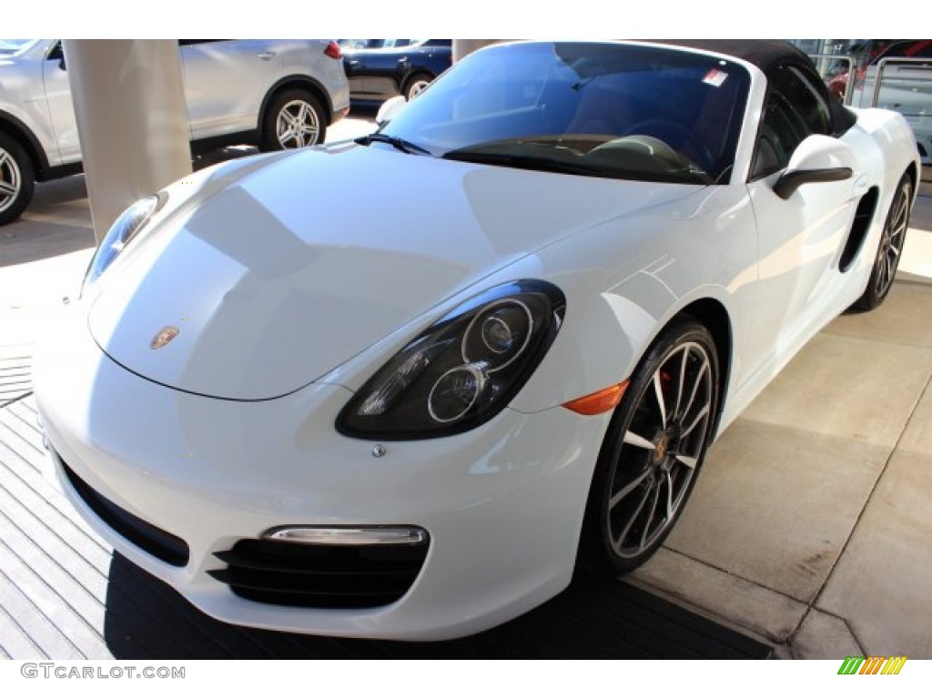 2014 Boxster S - White / Espresso/Cognac photo #3