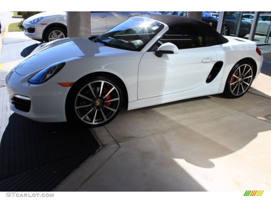 2014 Boxster S - White / Espresso/Cognac photo #4