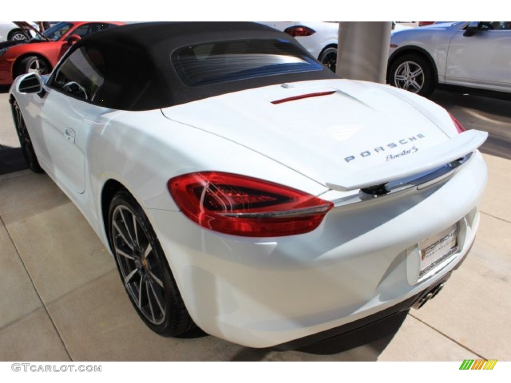 2014 Boxster S - White / Espresso/Cognac photo #5