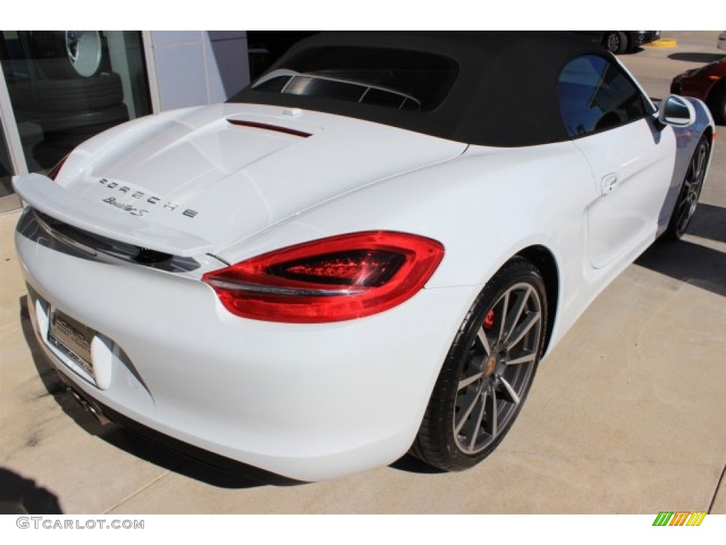 2014 Boxster S - White / Espresso/Cognac photo #6