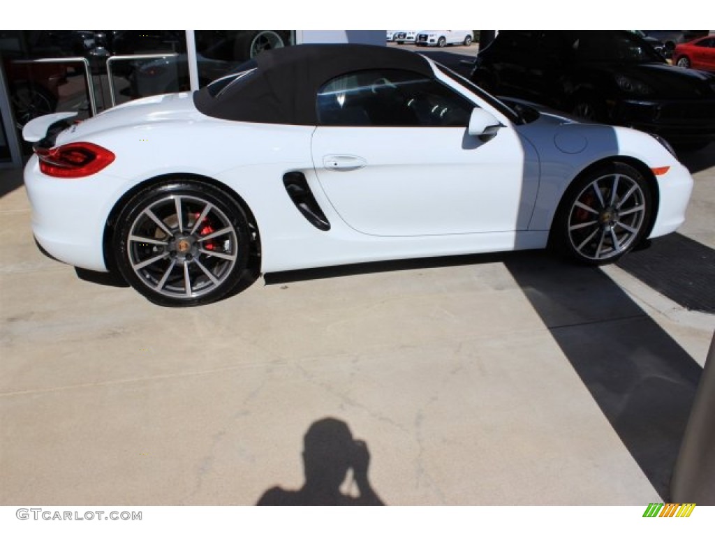 2014 Boxster S - White / Espresso/Cognac photo #7
