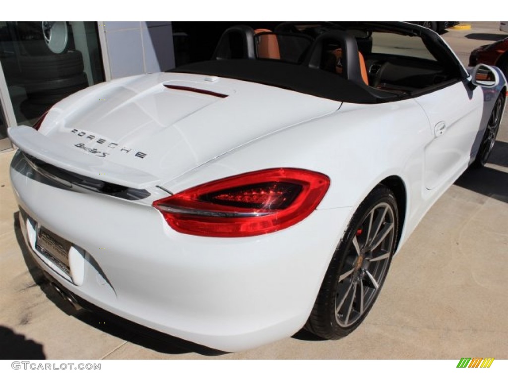 2014 Boxster S - White / Espresso/Cognac photo #16