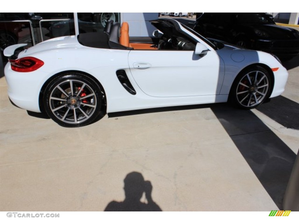 2014 Boxster S - White / Espresso/Cognac photo #19