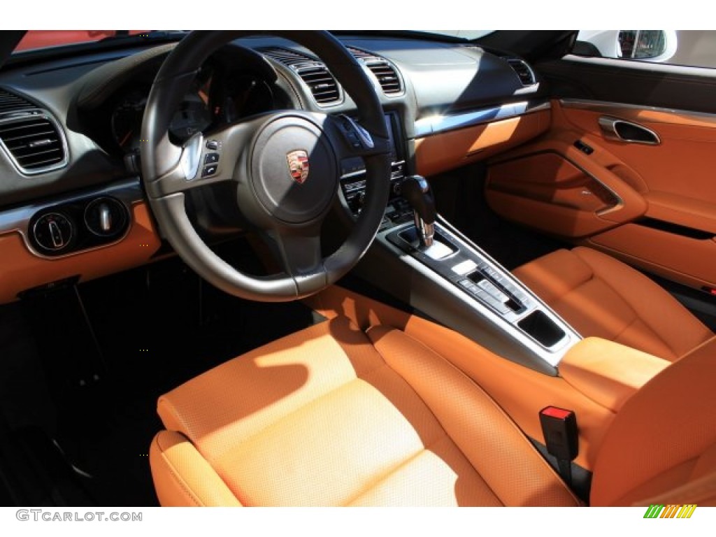2014 Boxster S - White / Espresso/Cognac photo #24
