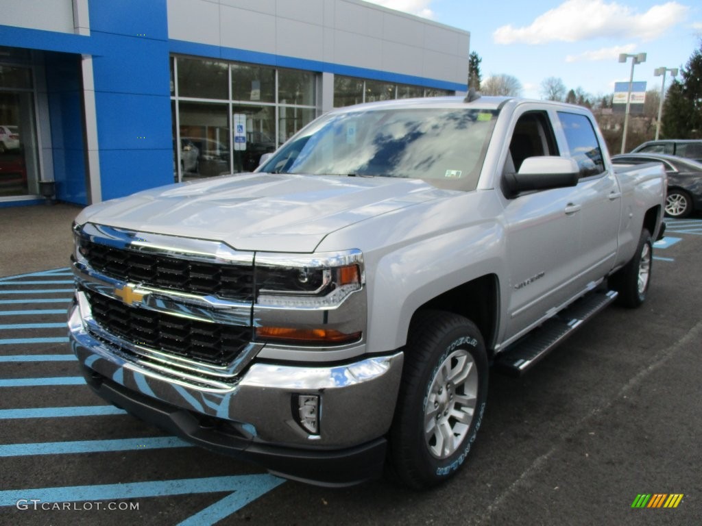 2016 Silverado 1500 LT Crew Cab 4x4 - Silver Ice Metallic / Jet Black photo #10