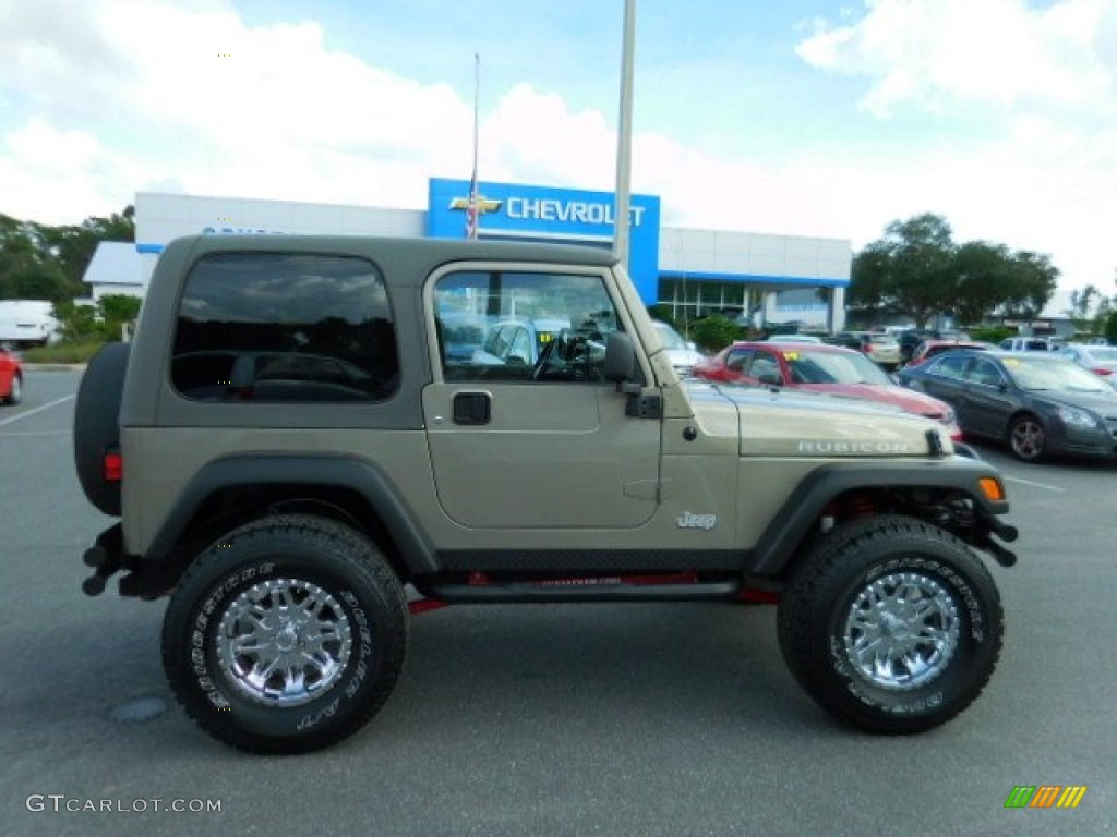 2006 Wrangler Rubicon 4x4 - Light Khaki Metallic / Khaki photo #9