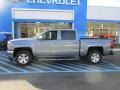 2016 Slate Grey Metallic Chevrolet Silverado 1500 LT Crew Cab 4x4  photo #2