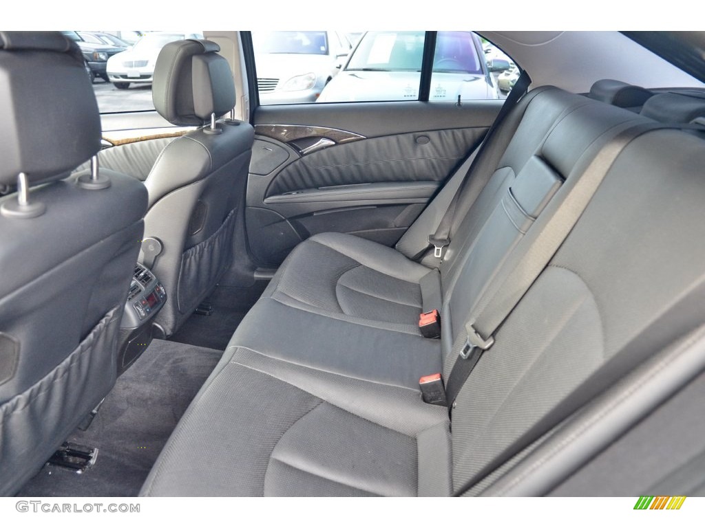2007 Mercedes-Benz E 550 Sedan Rear Seat Photos