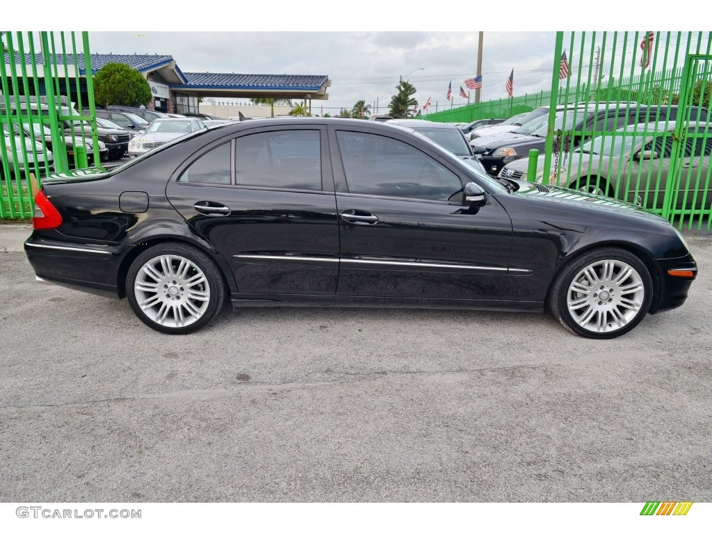 Black 2007 Mercedes-Benz E 550 Sedan Exterior Photo #108849947