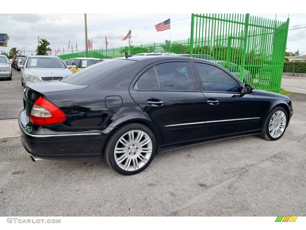 Black 2007 Mercedes-Benz E 550 Sedan Exterior Photo #108850010