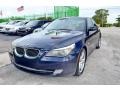 2008 Deep Sea Blue Metallic BMW 5 Series 535i Sedan  photo #3