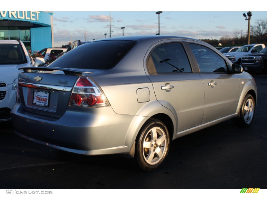 2007 Aveo LT Sedan - Icelandic Blue / Charcoal Black photo #3