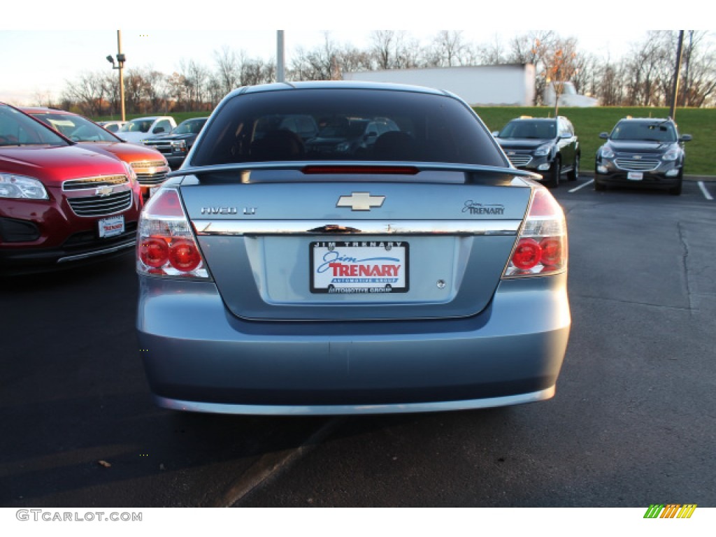 2007 Aveo LT Sedan - Icelandic Blue / Charcoal Black photo #6