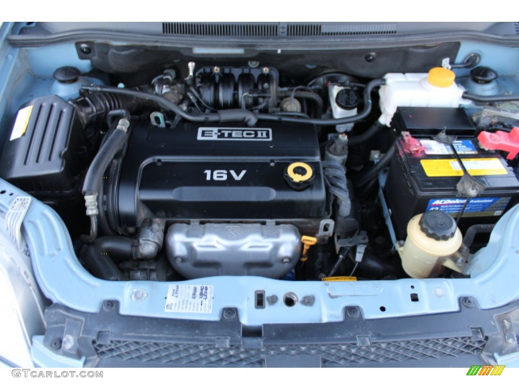 2007 Aveo LT Sedan - Icelandic Blue / Charcoal Black photo #7