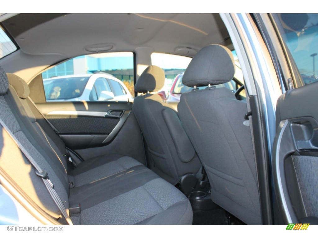 2007 Aveo LT Sedan - Icelandic Blue / Charcoal Black photo #9