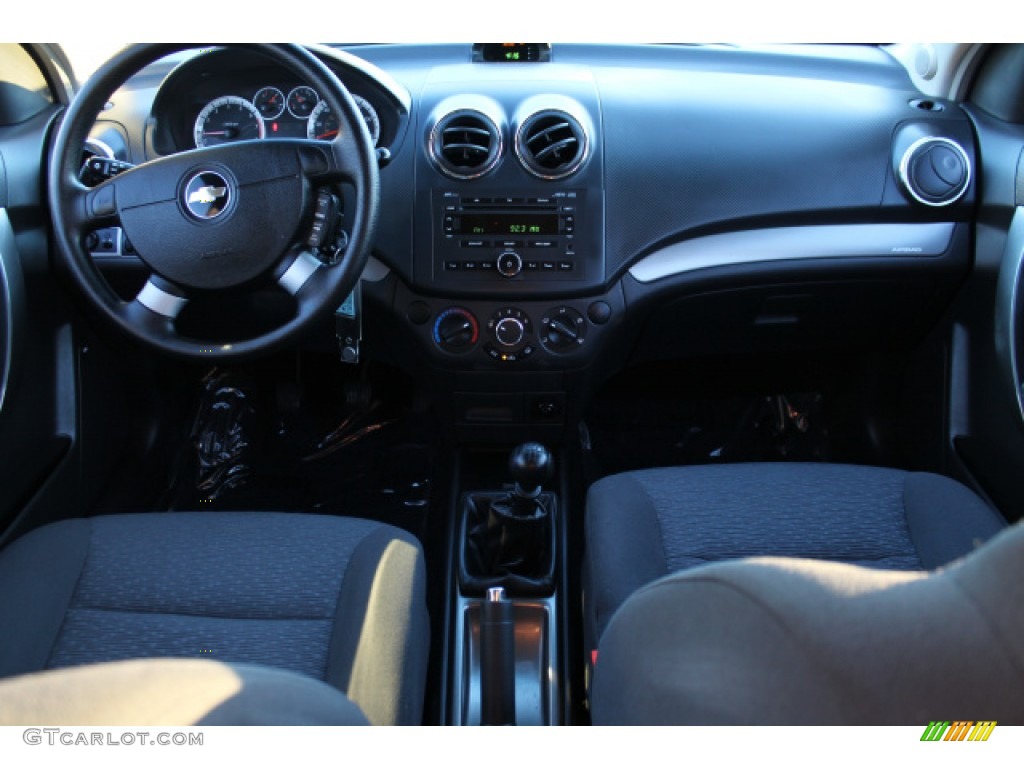 2007 Aveo LT Sedan - Icelandic Blue / Charcoal Black photo #10