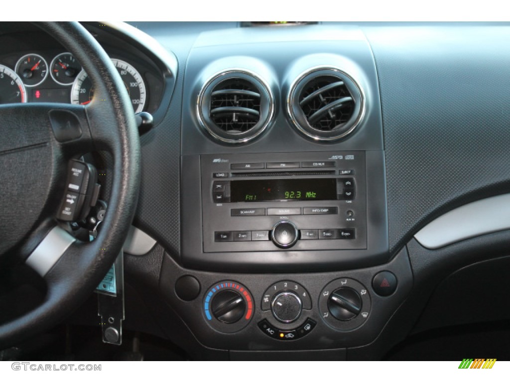 2007 Aveo LT Sedan - Icelandic Blue / Charcoal Black photo #12