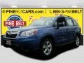 2016 Quartz Blue Pearl Subaru Forester 2.5i  photo #1