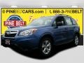 2016 Quartz Blue Pearl Subaru Forester 2.5i  photo #1