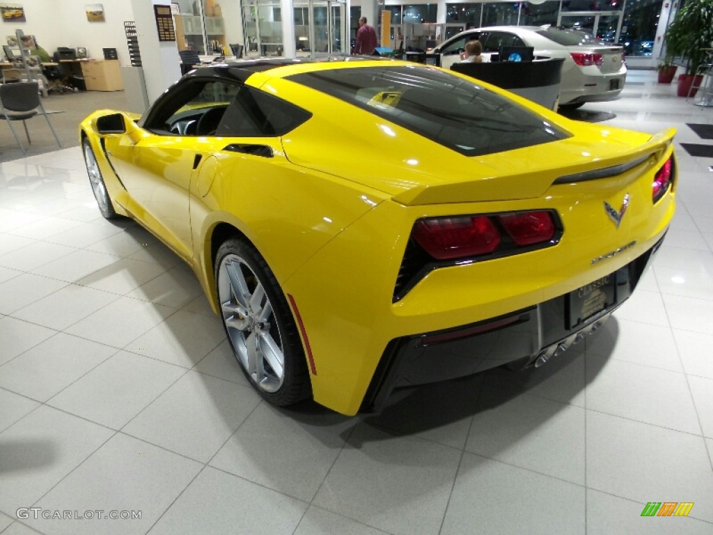 2016 Corvette Stingray Coupe - Corvette Racing Yellow Tintcoat / Jet Black photo #5