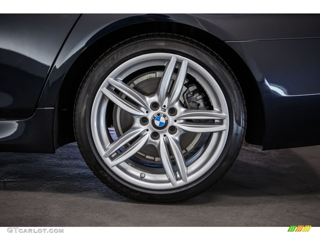 2013 5 Series 535i Sedan - Carbon Black Metallic / Oyster/Black photo #8