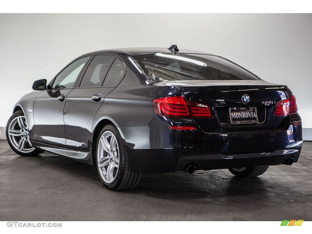 2013 5 Series 535i Sedan - Carbon Black Metallic / Oyster/Black photo #10