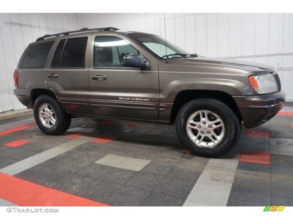 2000 Grand Cherokee Limited 4x4 - Taupe Frost Metallic / Agate photo #6