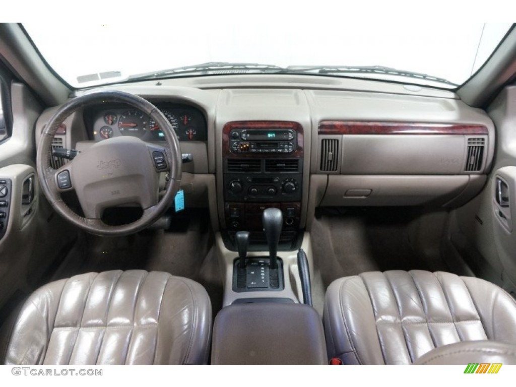 2000 Grand Cherokee Limited 4x4 - Taupe Frost Metallic / Agate photo #32