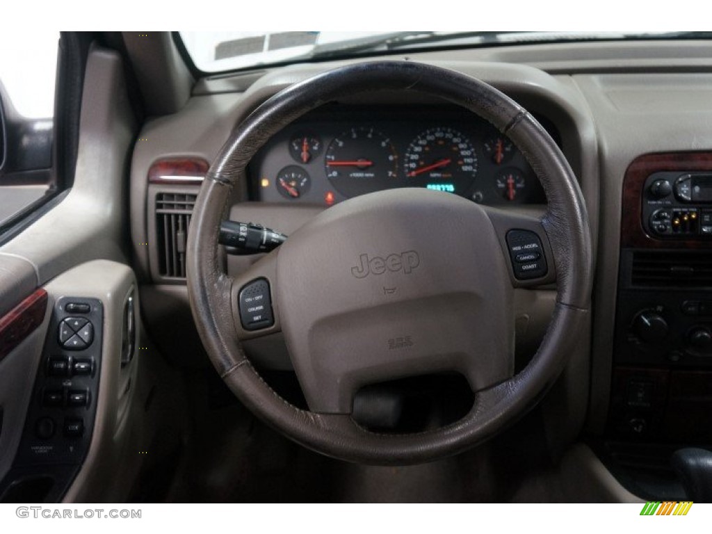 2000 Grand Cherokee Limited 4x4 - Taupe Frost Metallic / Agate photo #34
