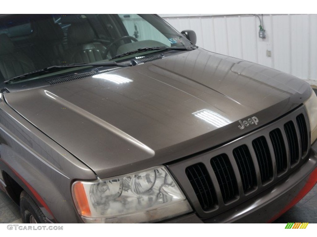 2000 Grand Cherokee Limited 4x4 - Taupe Frost Metallic / Agate photo #60