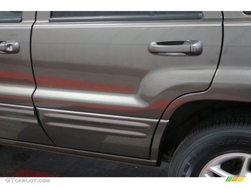 2000 Grand Cherokee Limited 4x4 - Taupe Frost Metallic / Agate photo #86