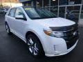 2014 White Platinum Ford Edge Sport AWD  photo #2