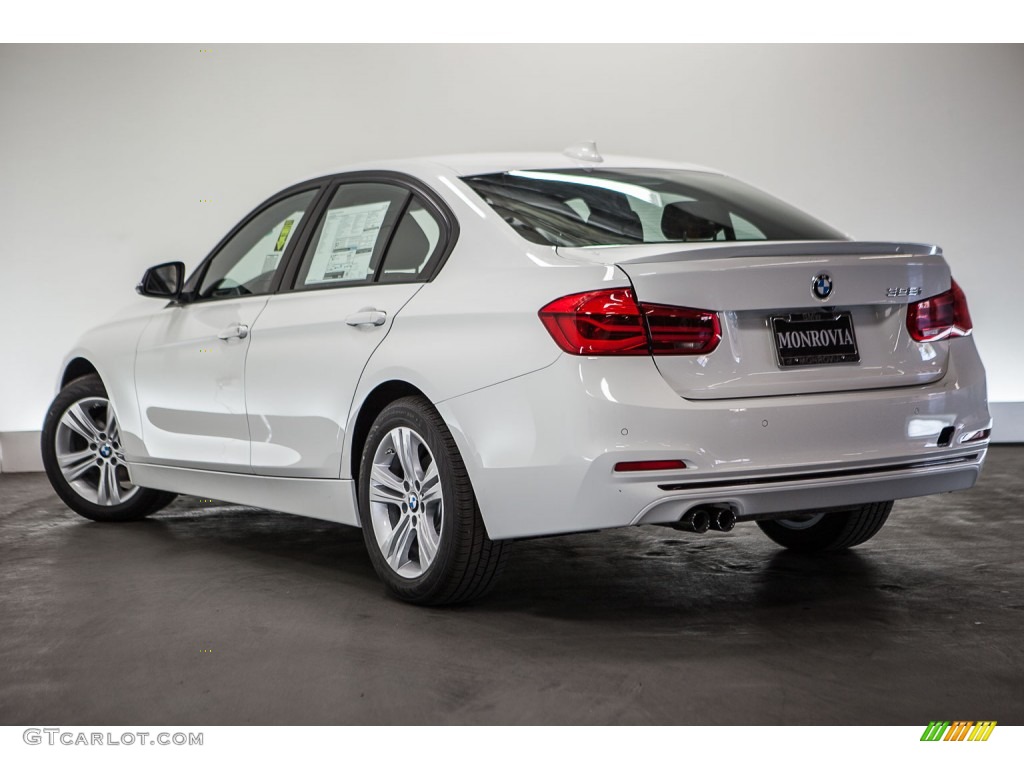 2016 3 Series 328i Sedan - Alpine White / Black photo #2