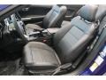 Ebony 2016 Ford Mustang GT Premium Convertible Interior Color