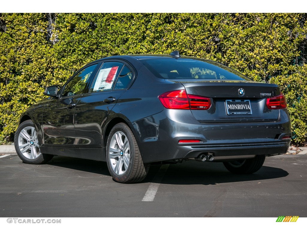 2016 3 Series 328i Sedan - Mineral Grey Metallic / Black photo #3