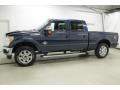 2016 Blue Jeans Metallic Ford F250 Super Duty Lariat Crew Cab 4x4  photo #1