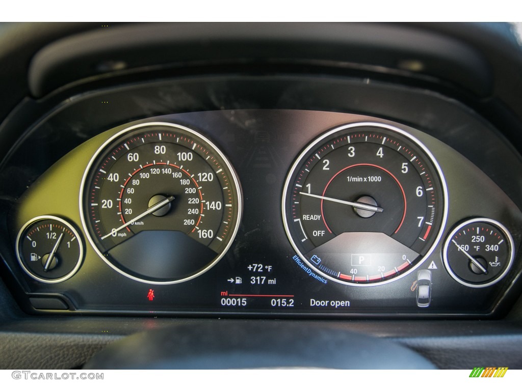 2016 3 Series 328i Sedan - Mineral Grey Metallic / Black photo #8